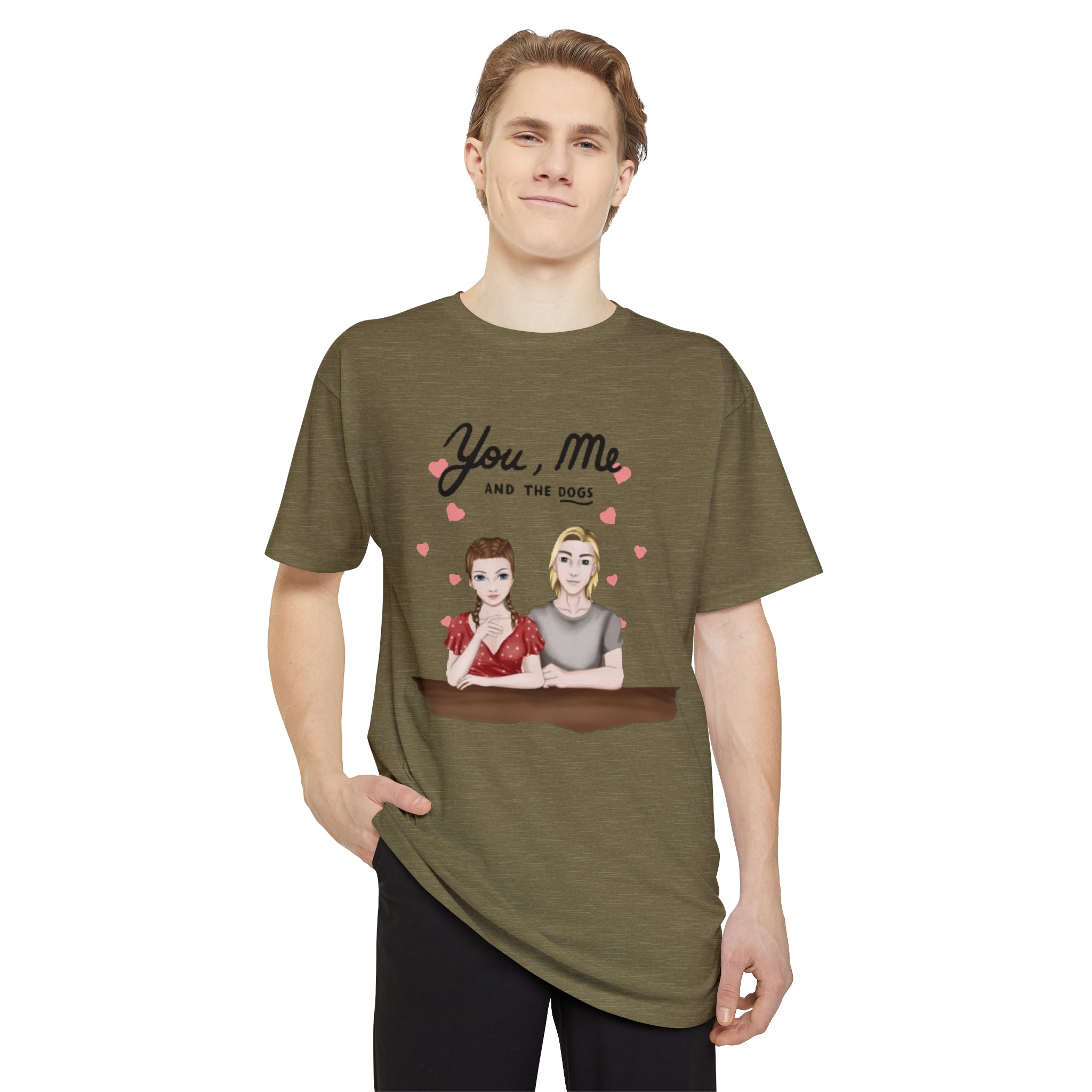 You, me and the Dogs | Unisex Long Body Urban Tee